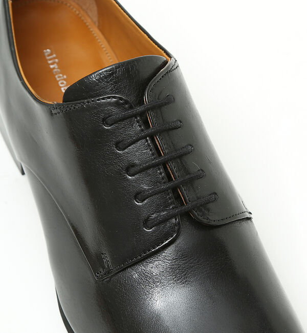 alfredoBANNISTER「セミスクエアトゥ 外羽根 プレーントゥシューズ」|ビジネス・ドレスシューズ|
