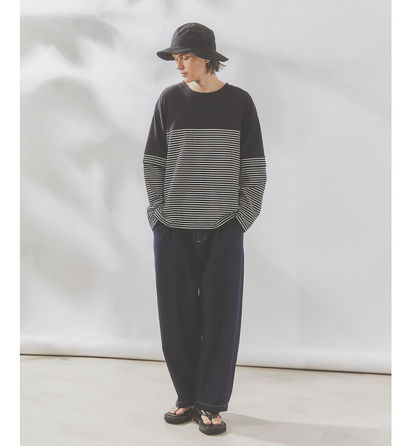 alfredoBANNISTER「＜クロコ型押し＞【WRAP SHOES】ボリュームソール雪駄 トングサンダル」|サンダル|