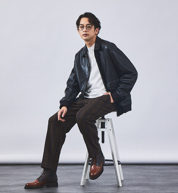 alfredoBANNISTER「グッドイヤー製法 レースアップ サイドゴア 6ホール プレーントゥ ダービー ブ」|ショートブーツ|