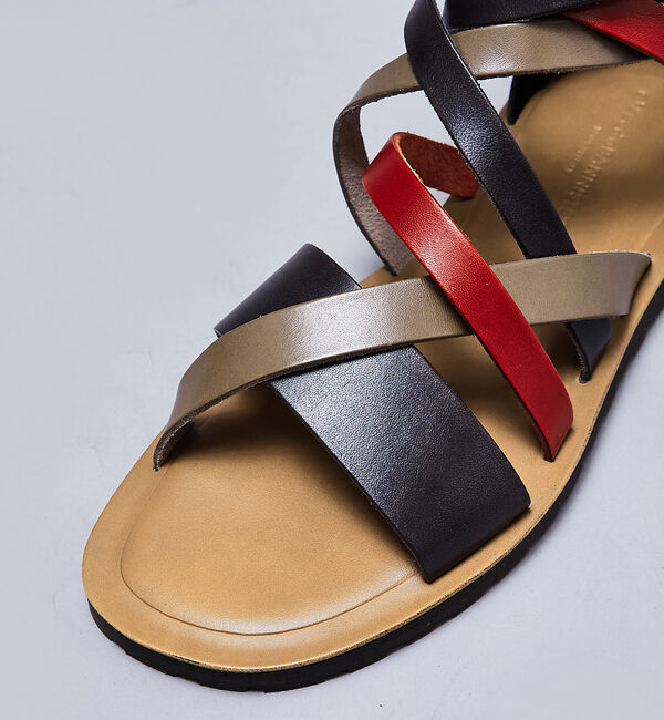 alfredoBANNISTER「マルチクロス グラディエーターサンダル」|サンダル|