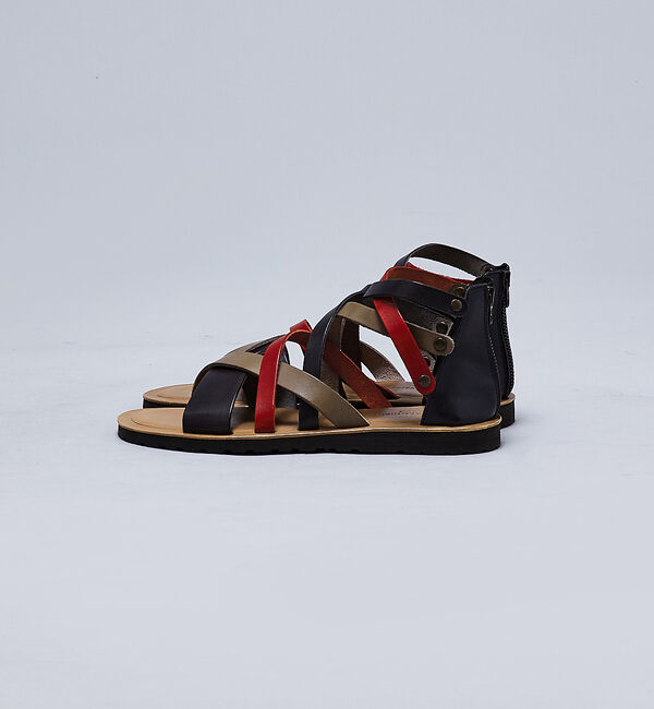 alfredoBANNISTER「マルチクロス グラディエーターサンダル」|サンダル|