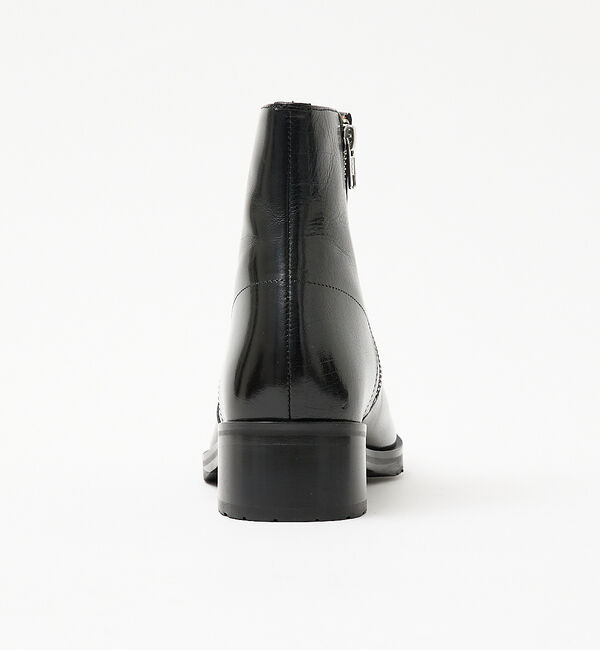 alfredoBANNISTER「スクエアトゥサイドジップブーツ」|ショートブーツ|