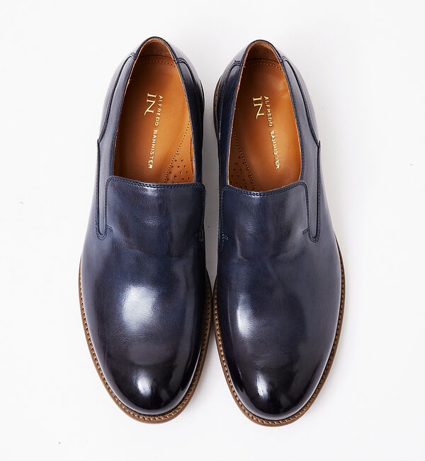 alfredoBANNISTER「【WEB別注】プレーントゥ レザー スリッポン」|スニーカー|