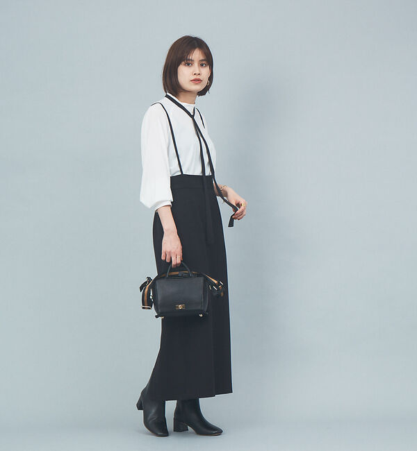 Rouge vif「【XSサイズ展開】【ロングセラー】サスペンダータイトスカート」|スカート|