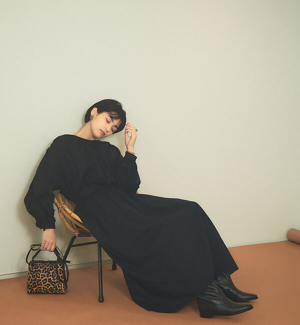 Rouge vif「【CLUNY LACE】レースバックシャンワンピース」|ワンピース|