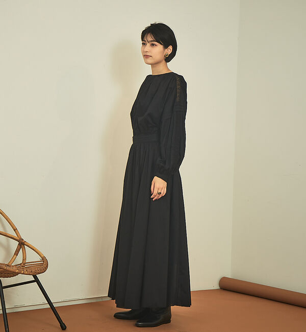 Rouge vif「【CLUNY LACE】レースバックシャンワンピース」|ワンピース|