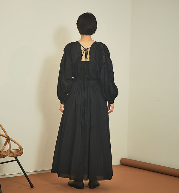 Rouge vif「【CLUNY LACE】レースバックシャンワンピース」|ワンピース|