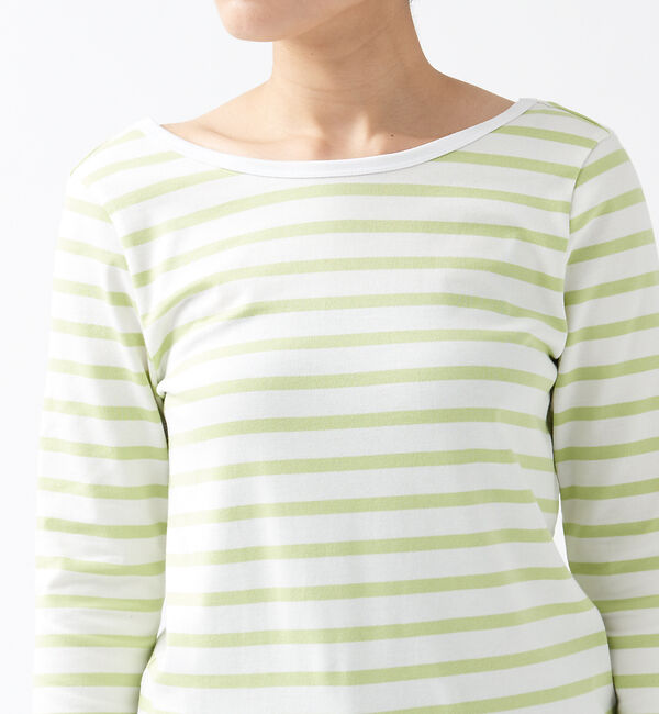 Rouge vif「バックVネック天竺ボーダープルオーバー」|Tシャツ・カットソー|