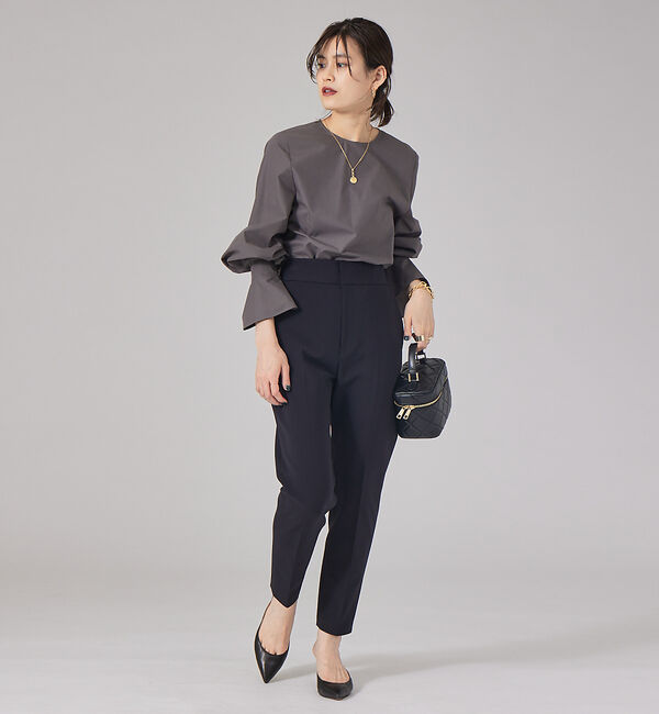 Rouge vif「タックフレアブラウス」|シャツ・ブラウス|