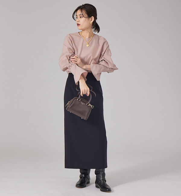 Rouge vif「タックフレアブラウス」|シャツ・ブラウス|