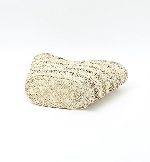 Rouge vif「【KECH Les ESSENTIELS/ケッシュ ル エッセンシャル】レザーハ」|かごバッグ|