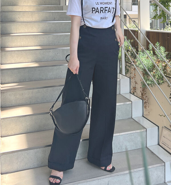 Rouge vif「サスペンダーパンツ2」|その他|ブラック