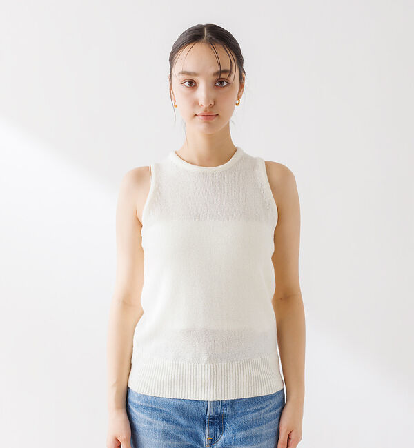 Rouge vif「Vネックリブニット アンサンブル」|ニット・セーター|