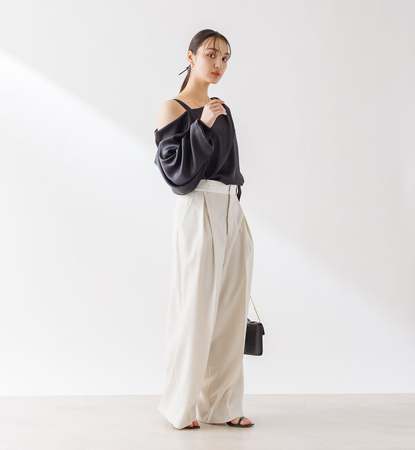 Rouge vif「【セットアップ対応】マーベルト ワイドパンツ」|その他|