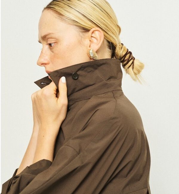 Rouge vif「撥水ナイロンライトコート」|ステンカラーコート|