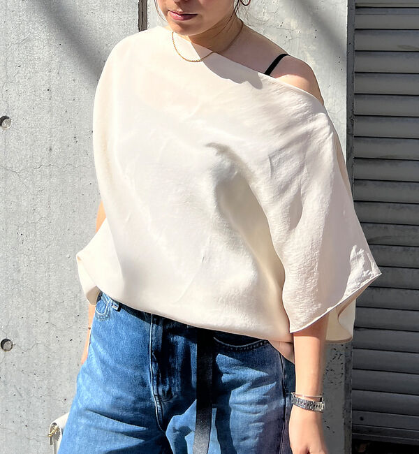 Rouge vif「アシンメトリーデザインブラウス」|シャツ・ブラウス|