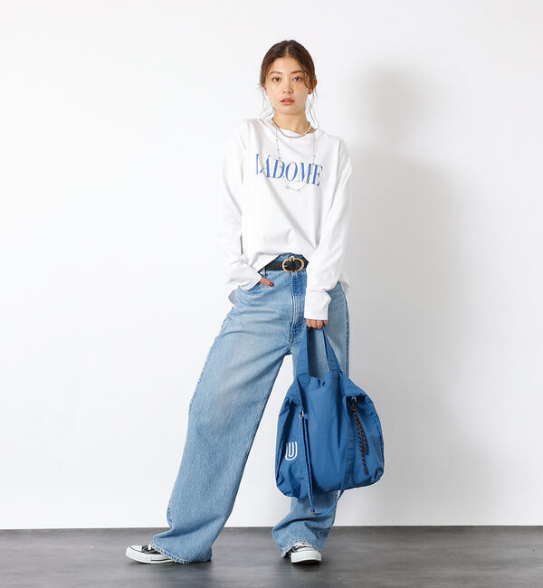 Rouge vif「別注【MICA&DEAL /マイカアンドディール】LADOME プリントロンT」|Tシャツ・カットソー|