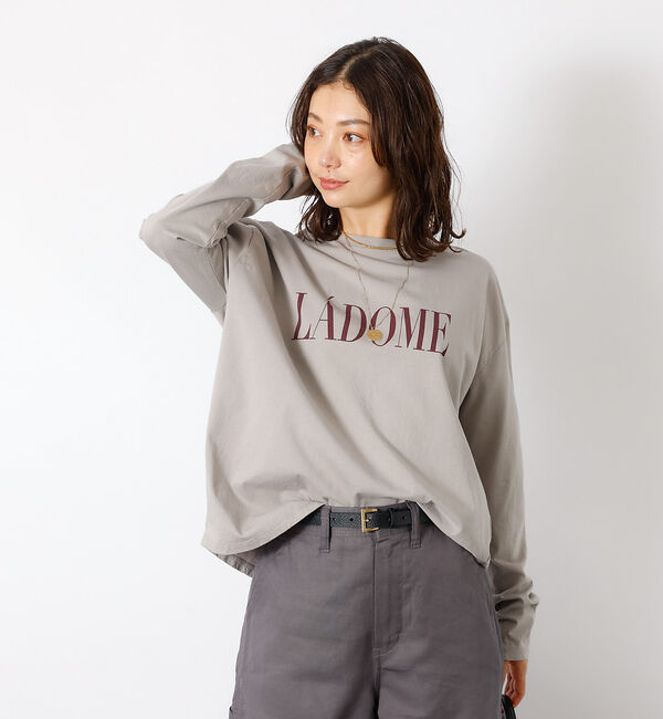 Rouge vif「別注【MICA&DEAL /マイカアンドディール】LADOME プリントロンT」|Tシャツ・カットソー|