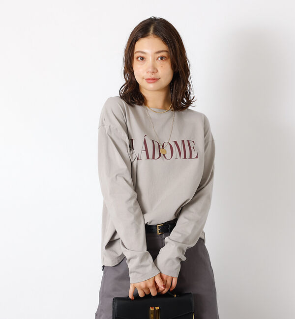 Rouge vif「別注【MICA&DEAL /マイカアンドディール】LADOME プリントロンT」|Tシャツ・カットソー|