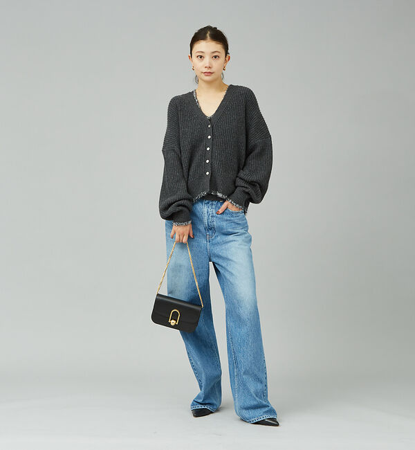 Rouge vif「【RED CARD/レッドカード】別注Dakota　ルーズストレートデニム」|デニム|