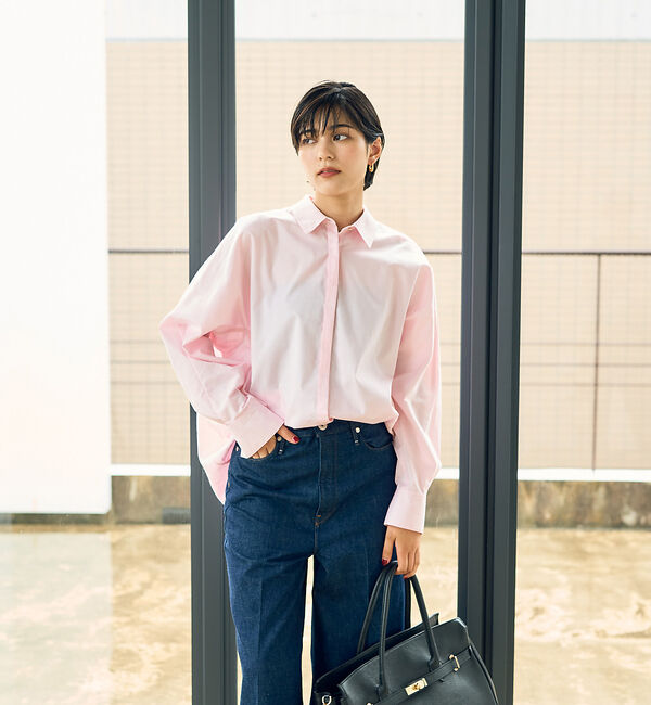 Rouge vif「マチ付きドルマンワイドシャツ」|シャツ・ブラウス|