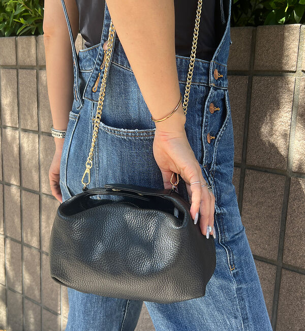 Rouge vif「【AULENTTI/オウレンティ】チェーン付ハンドショルダーバッグ」|ハンドバッグ|