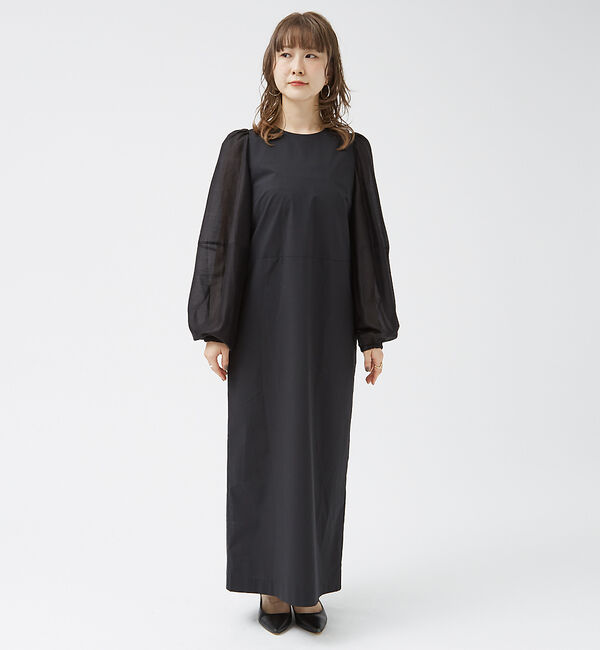 Rouge vif「バルーンシアースリーブワンピース」|ワンピース|