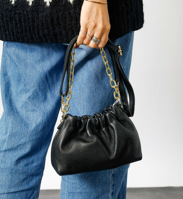 Rouge vif「【AULENTTI/オウレンティ】2WAY チェーンショルダーミニバッグ / G」|ショルダー・メッセンジャー|