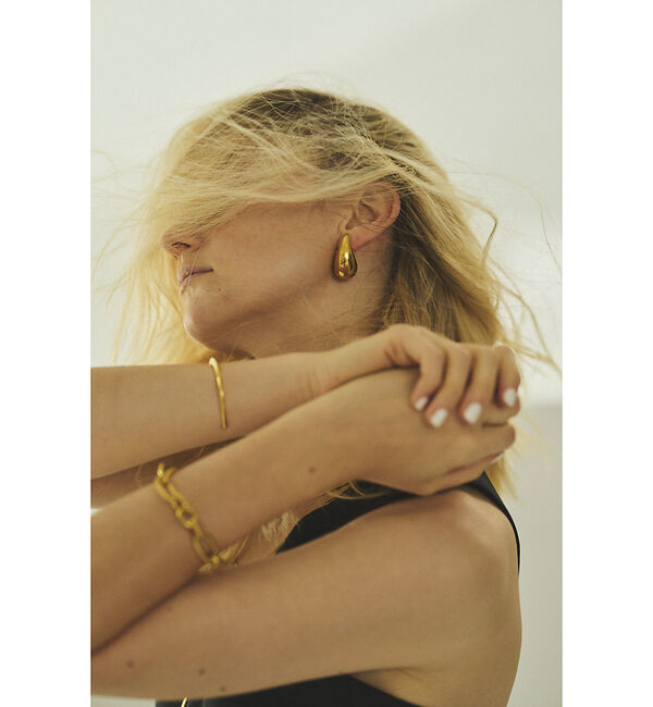 Rouge vif「【ADRAR/アドラル】ブレスレット Long＆Short Chain BL」|ブレスレット・バングル|