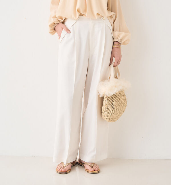 Rouge vif「【一部店舗限定】ストレートマリンパンツ」|その他|オフホワイト