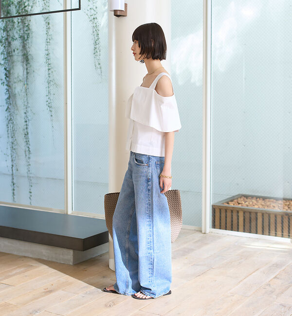 Rouge vif「ケープオフショルブラウス」|シャツ・ブラウス|