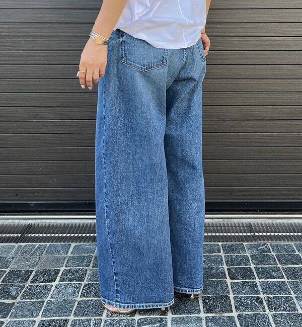 Rouge vif「【RED CARD/レッドカード】Montana カーブバギーデニム」|デニム|