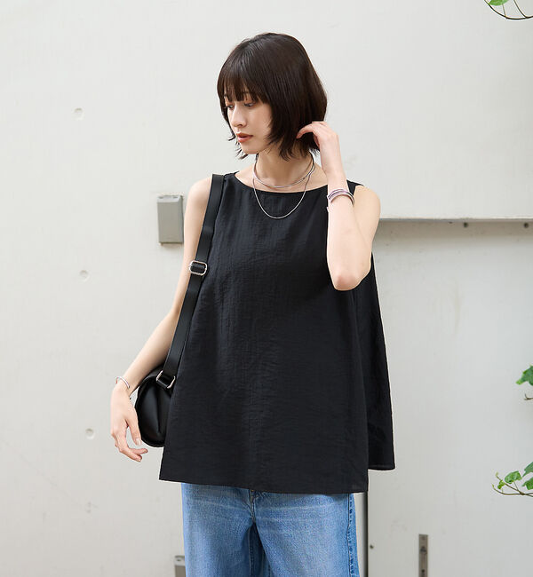 Rouge vif「前後2WAYノースリパールブラウス」|シャツ・ブラウス|