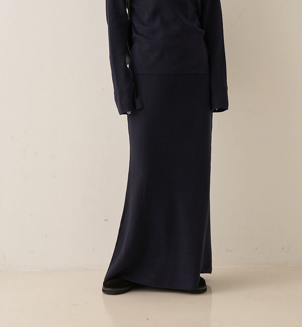 Rouge vif「【セットアップ対応】セミフレアニットスカート」|スカート|