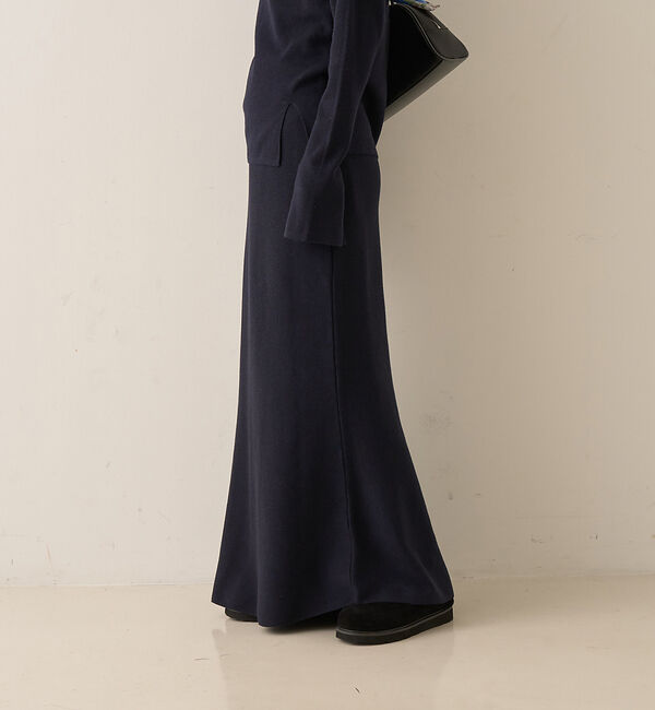 Rouge vif「【セットアップ対応】セミフレアニットスカート」|スカート|