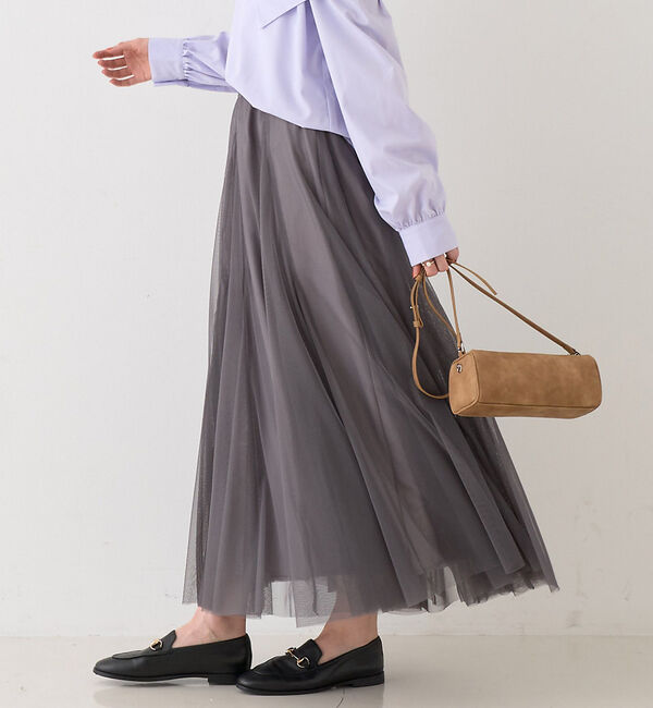 Rouge vif「【定番人気】【ロングセラー】チュールマチフレアスカート」|スカート|