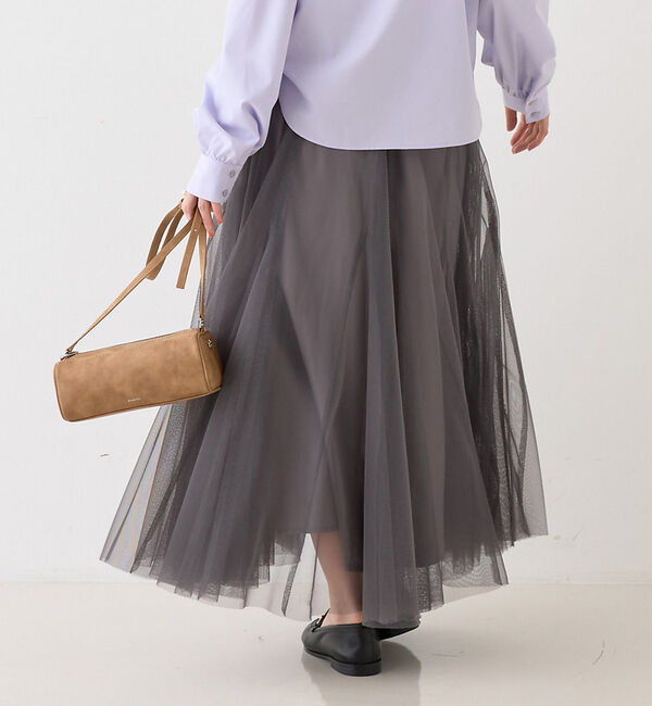 Rouge vif「【定番人気】【ロングセラー】チュールマチフレアスカート」|スカート|