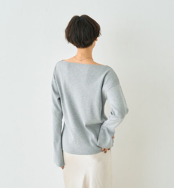 Rouge vif「スムーススリット ニットプルオーバー」|ニット・セーター|