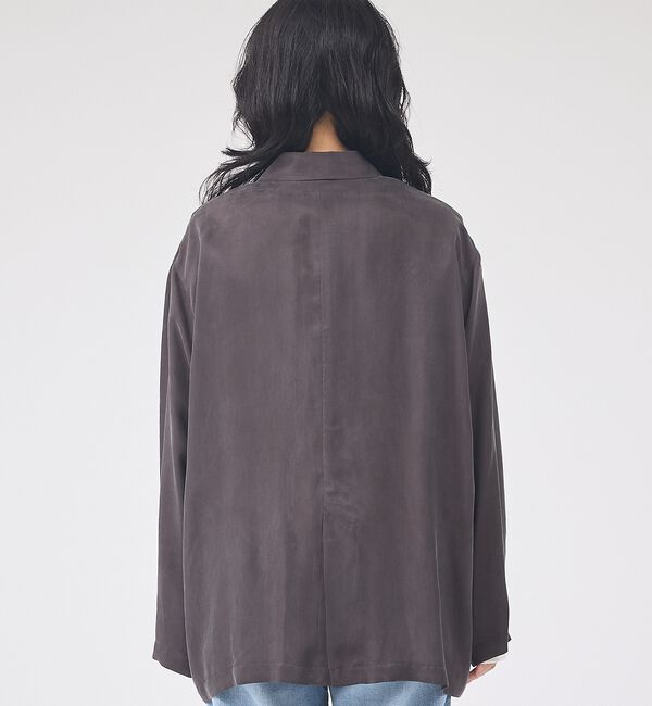 Rouge vif「【セットアップ対応】キュプラフィブリルダブルジャケット」|テーラードジャケット|