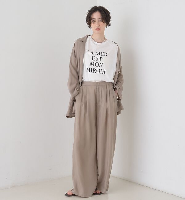 Rouge vif「【セットアップ対応】キュプラフィブリルダブルジャケット」|テーラードジャケット|