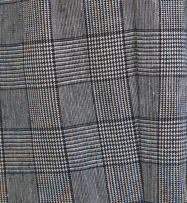 qualite「【セットアップ対応】リネングレンチェックパンツ」|その他|