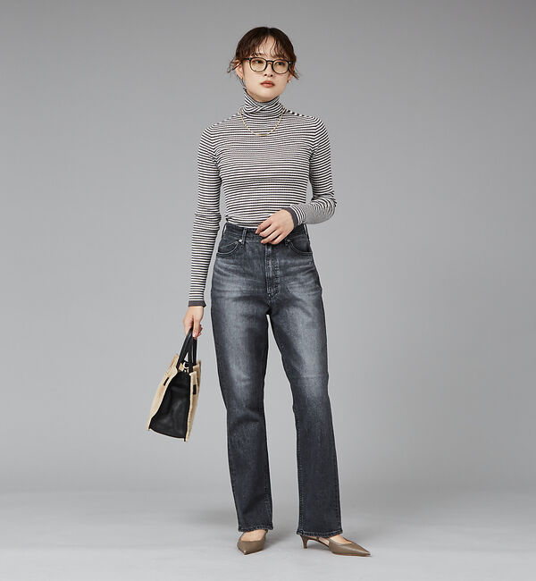 qualite「【YANUK】LOUISE(Straight)　デニムパンツ」|デニム|