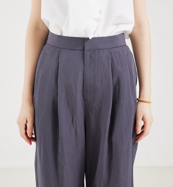 qualite「フィブリルポプリンドロストパンツ」|その他|