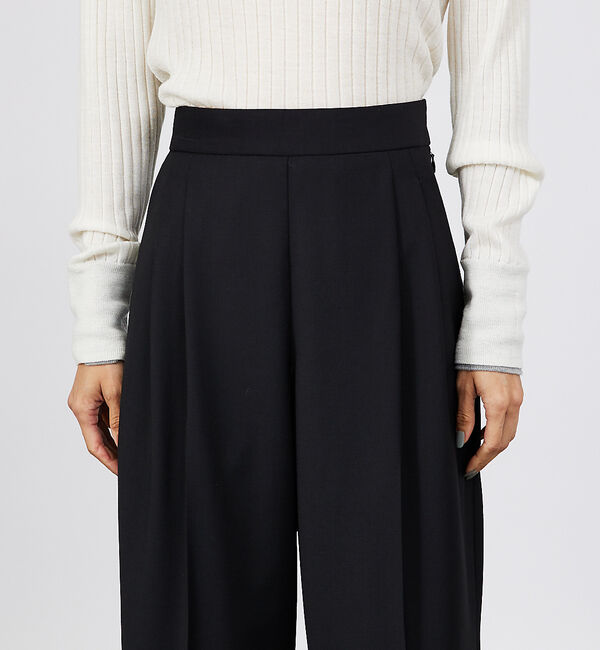 qualite「【セットアップ対応】ウールトロ2タックストレートパンツ」|その他|