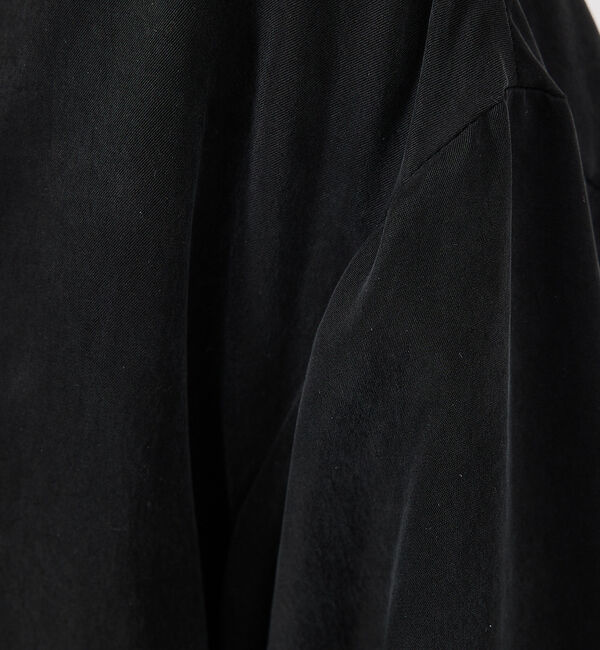 qualite「フロントダブルベルテッドコート」|トレンチコート|
