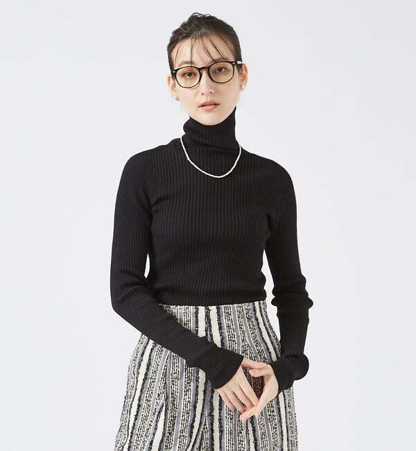 qualite「ループストライプワイドパンツ」|その他|