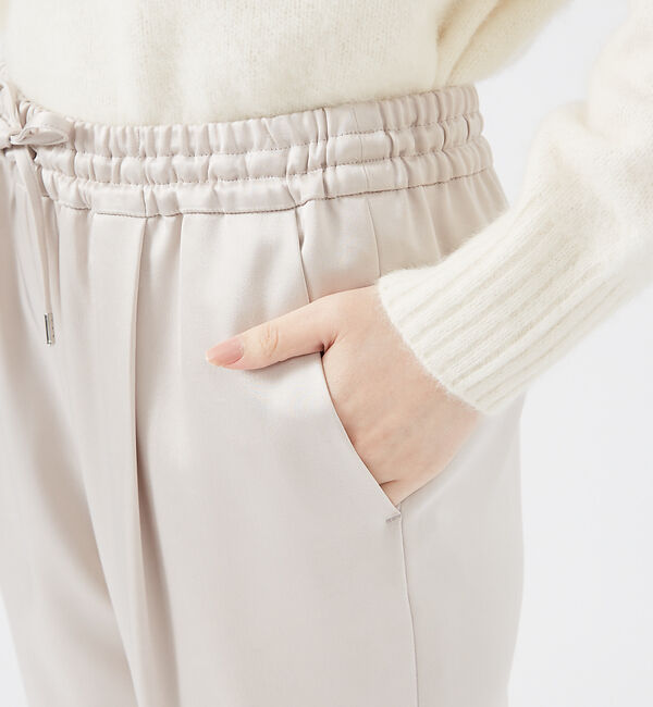 qualite「アセテートサテンドロストパンツ」|その他|