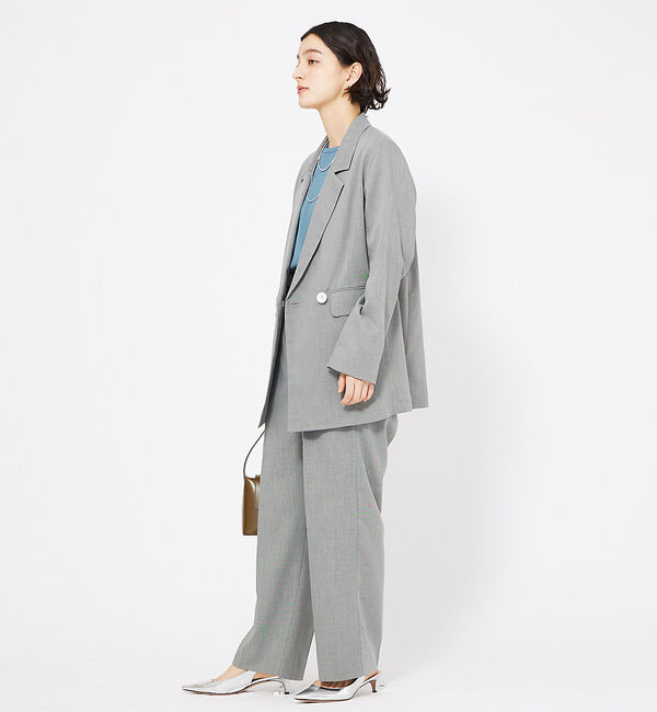 qualite「シャークスキンダブルジャケット」|その他|