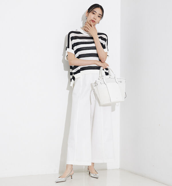 qualite「撥水ツイルワイドパンツ」|その他|