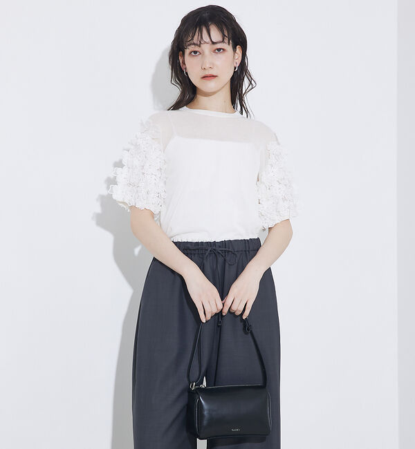 qualite「boussole&times;qualiteフラワーエンブロPO」|Tシャツ・カットソー|